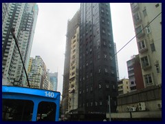 King's Road, Causeway Bay, a main thouroughfare for trams.